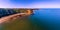 Red Bluff lookout at the Black Rock coastline.