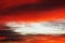 Red Blurry Sunset Sky
