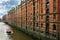 Red boat in Hamburg