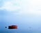 Red Boat on Loch.(scotland).