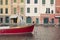 Red boat & Portofino houses