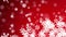 Red bokeh glittering, Particles Snowflakes Snow and shine lights Christmas loop background