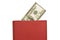 Red Book With Blank Cover and One Hundred Dollar Bill