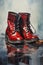 Red Boots: A Luxurious Defense Against the Elements