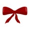 Red bow for decoration, burgundy bow for Christmas decorations