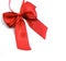 Red bow for greeting gift decoration