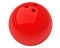 Red bowling ball