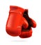 Red boxing gloves