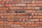 Red brick arrangement. expose brick wall.