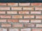 Red brick block wall show Pattern stack block rough surface texture material background Weld the joints with cement grout red