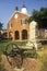 Red brick courthouse with cannon in foreground, Fairfax County, VA