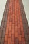 Red Brick Flooring on a Sidewalk Outdoors in USA