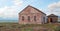 Red Brick Fog Signal Building at the Piedras Blancas Lighthouse on the Central California Coast