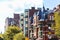 Red brick houses in downtown Boston, Massachusetts