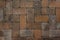 Red brick paving stones texture