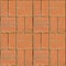 Red brick rectangular paving stone, seamless tiled granite stone