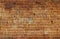 Red brick stack wall background