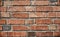 Red Brick Texture for Background with Vintage Edit