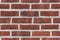Red brick texture wrap around pattern seamless wall tile