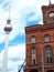 The Red Brick Town Hall in the Alexanderplatz area of Berlin in Germany.It is close to the Fernsehturm the Communications Tower