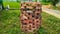 red brick tree ring. Surround the tree with brick.
In india, Protective brick rings around trees.