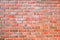 Red brick wall