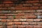 Red brick wall