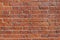 Red Brick Wall Background Horizontal Landscape View