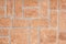 Red brick wall background. Wall decorative false bricks texture.