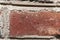 Red brick wall close up texture