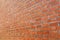 Red brick wall side view