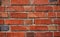 Red Brick Wall for Texture Background