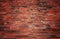 Red brick wall texture grunge background with vignetted corners, may use to interior design