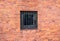 Red brick wall textures with windows at historical and industrial buildings