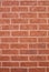 Red brick wall vertical