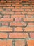 Red brick wall vertical