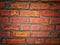 Red brick wall.white brick wall background, vintage texture of light brickwork.