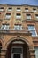 Red bricks houses in London, english architecture