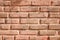 The red bricks wall