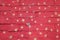 Red bricks wall background - polkadot wallpaper