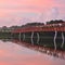 Red Bridge Pink Sky