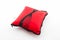 Red bright pillow.