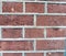 Red brown brick wall, cement, urban building