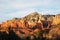 Red and brown layers of the mountains of Sedona, Arizona