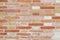 Red Brown Vintage Brick Wall With Horizontal Wide
