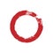 Red brush enso symbol