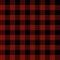 Red Buffalo Plaid Seamless Pattern