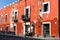 Red Building in Downtown Puebla