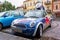 Red Bull mini cooper publicity car