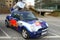 Red Bull mini cooper publicity car